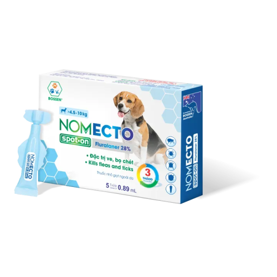 NOMECTO SPOT ON ĐẶC TRỊ VE BỌ CHÉC