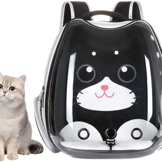 Balo Cho Chó Mèo Phi Hành Gia Hình Mặt Mèo