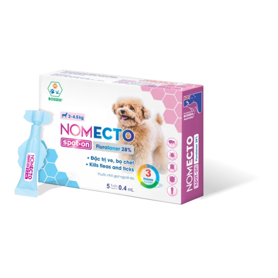 NOMECTO SPOT ON ĐẶC TRỊ VE BỌ CHÉC