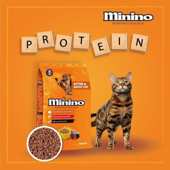Hạt Cho Mèo Mọi Lứa Tuổi Minino Tuna Vị Cá Ngừ