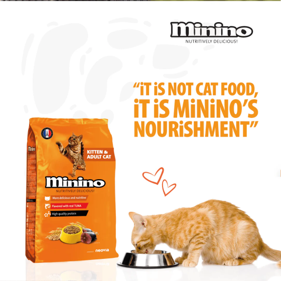 Hạt Cho Mèo Mọi Lứa Tuổi Minino Tuna Vị Cá Ngừ