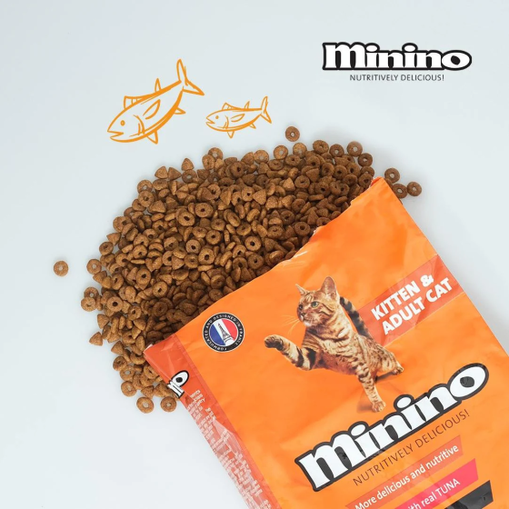 Hạt Cho Mèo Mọi Lứa Tuổi Minino Tuna Vị Cá Ngừ
