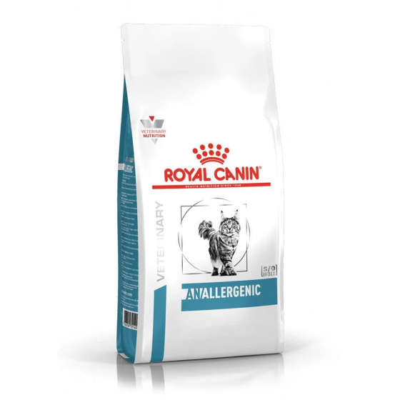Thức Ăn Hạt Điều Trị Bệnh Cho Mèo Dị Ứng Nặng Royal Canin Anallergenic 2kg
