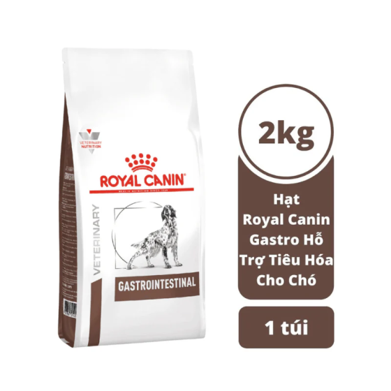 Thức Ăn Hạt Điều Trị Bệnh Cho Chó Hỗ Trợ Tiêu Hóa Royal Canin Gastrointestinal 2kg