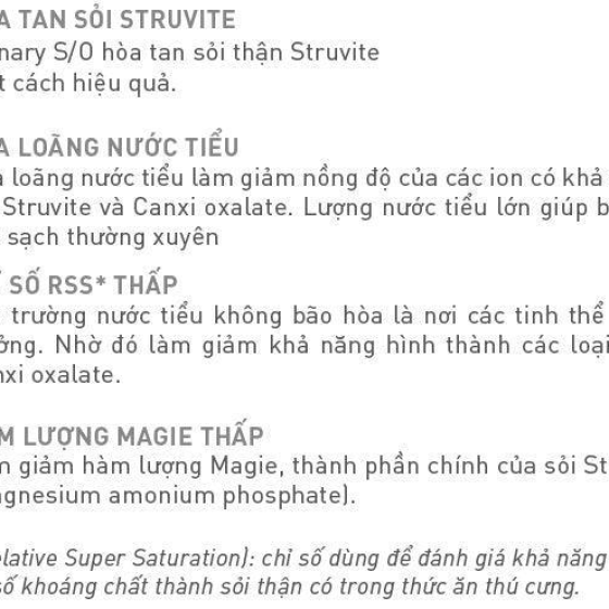 Thức Ăn Hạt Cho Mèo Sỏi Thận Royal Canin Urinary S/O