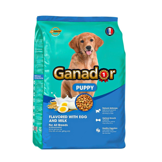 Hạt Ganador Puppy Chó Con Vị Trứng & Sữa
