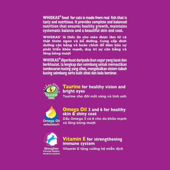 Hạt Whiskas Adult Cho Mèo Trưởng Thành
