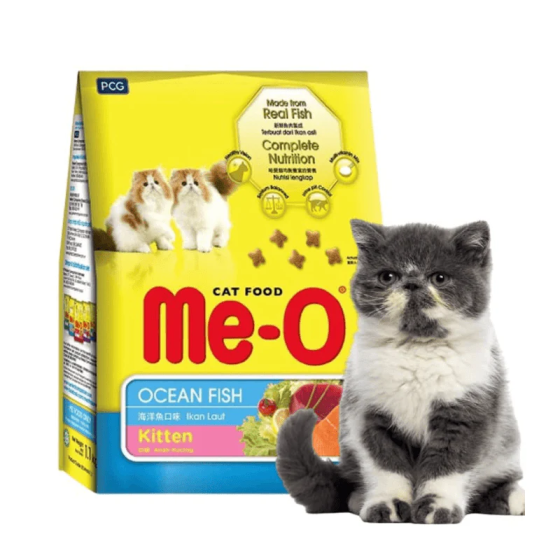 Hạt Cho Mèo Con Me-O Kitten Vị Cá Biển