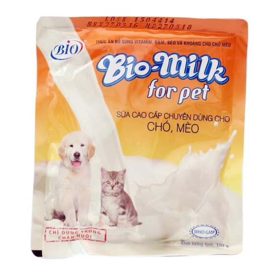 Sữa Bột Cho Chó Mèo Bio-Milk 100g