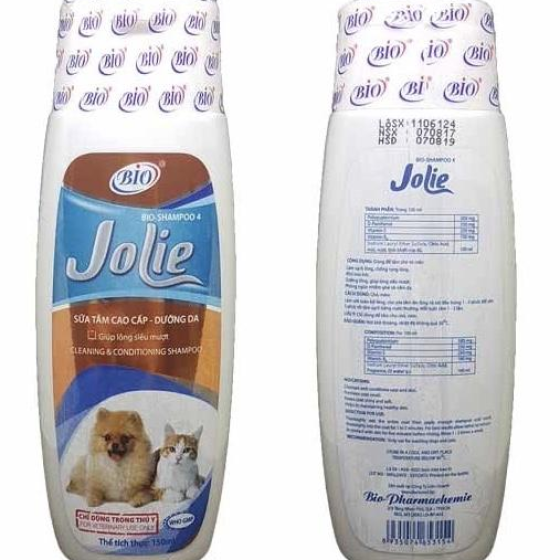 Sữa Tắm Bio-Shampoo 4 Jolie Dưỡng LôngDa Cho Chó Mèo (450ml)