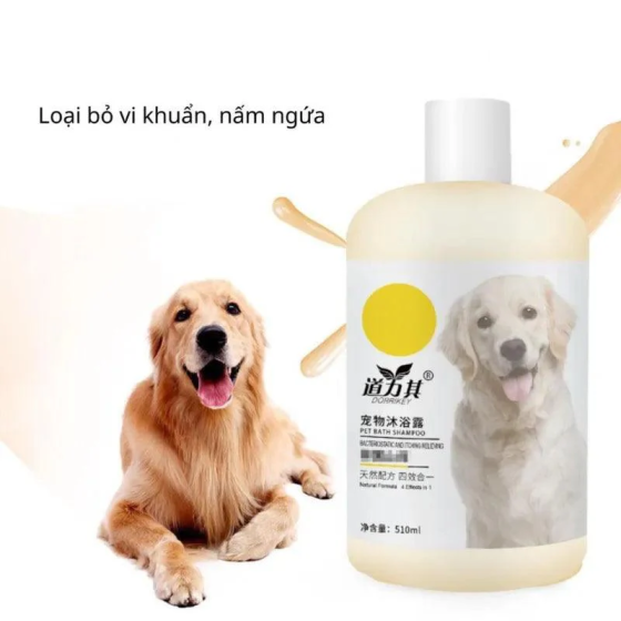 Sữa Tắm Cho Chó Mèo Dorriky Loại Bỏ Ve Rận, Dưỡng Lông 510ml