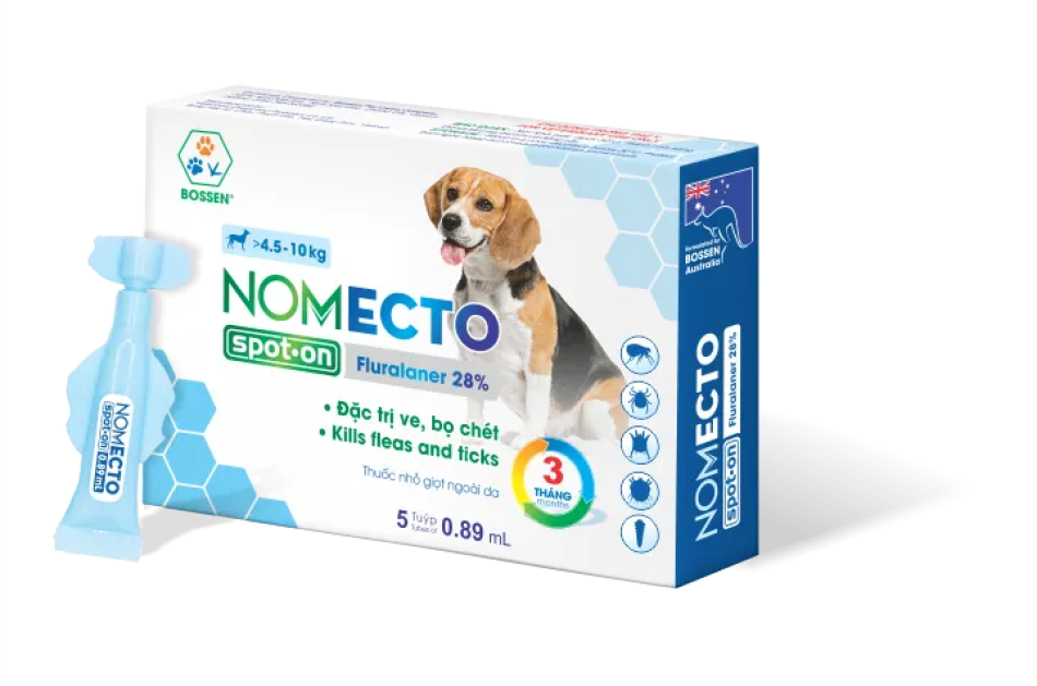 NOMECTO SPOT ON ĐẶC TRỊ VE BỌ CHÉC