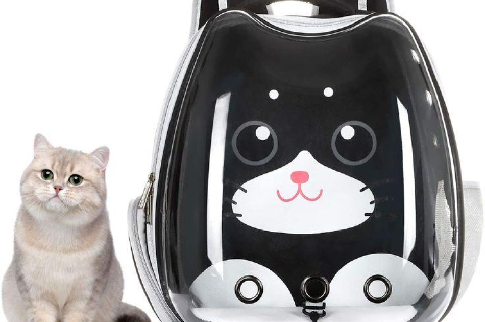 Balo Cho Chó Mèo Phi Hành Gia Hình Mặt Mèo