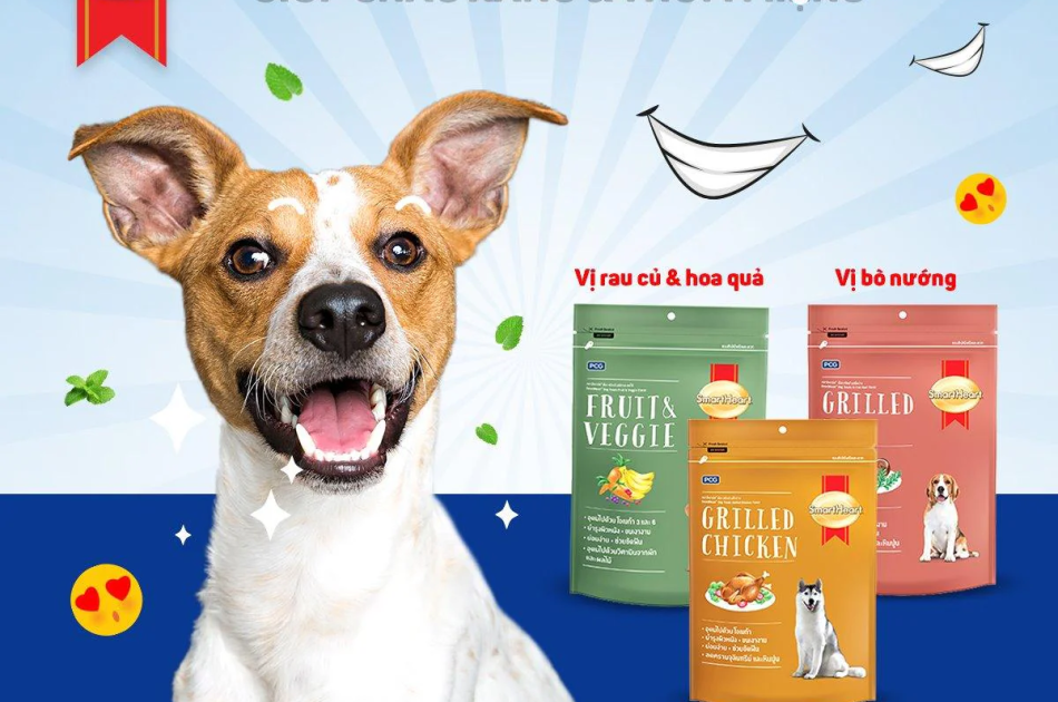 Bánh Thưởng Cho Chó Mọi Lứa Tuổi SmartHeart (100g)