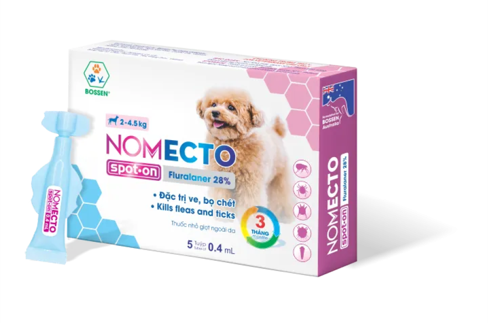 NOMECTO SPOT ON ĐẶC TRỊ VE BỌ CHÉC