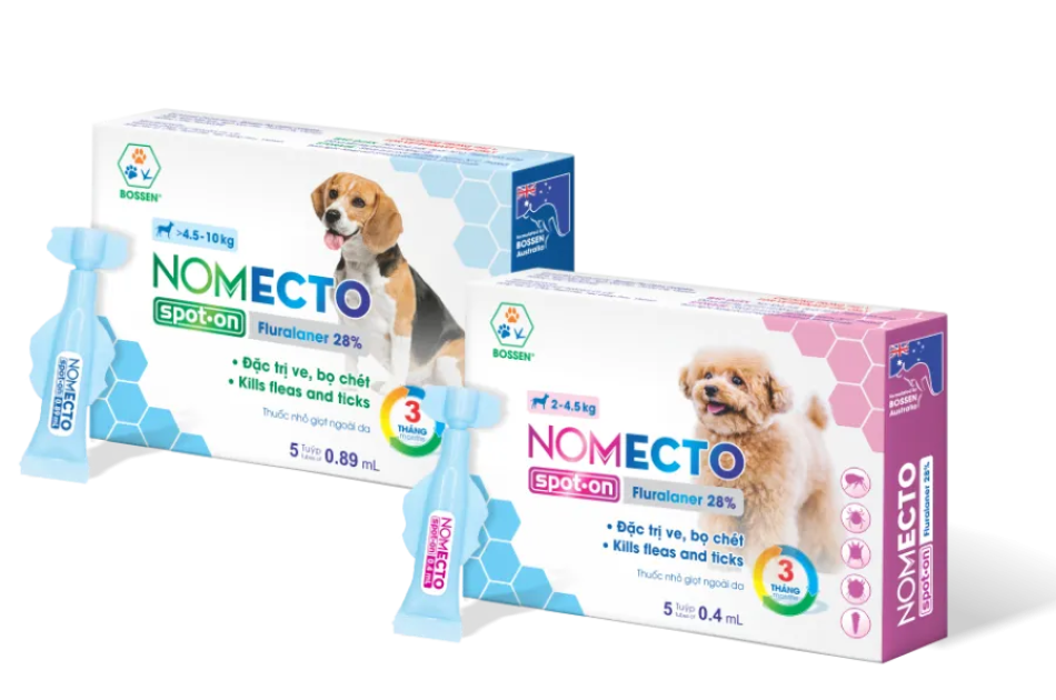 NOMECTO SPOT ON ĐẶC TRỊ VE BỌ CHÉC