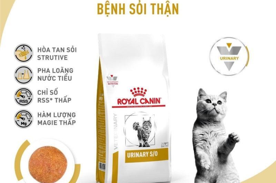 Thức Ăn Hạt Cho Mèo Sỏi Thận Royal Canin Urinary S/O