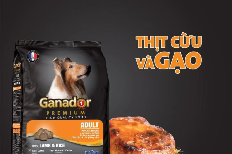 Hạt Ganador Adult Cho Chó Trưởng Thành Vị Cừu & Gạo