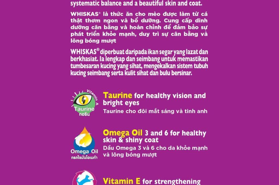 Hạt Whiskas Adult Cho Mèo Trưởng Thành