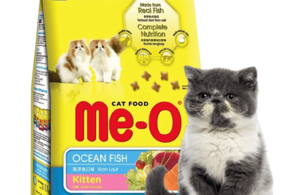Hạt Cho Mèo Con Me-O Kitten Vị Cá Biển