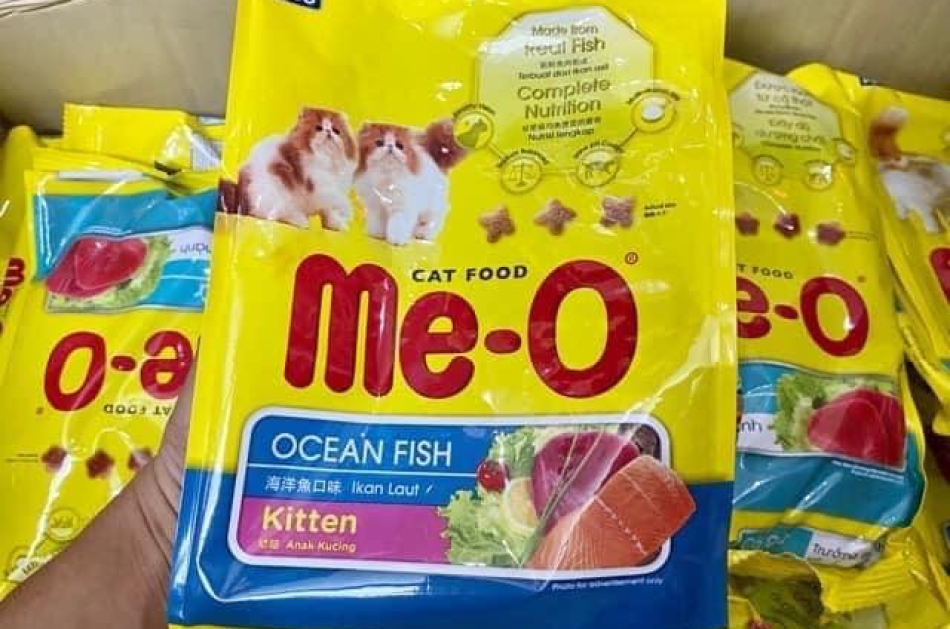 Hạt Cho Mèo Con Me-O Kitten Vị Cá Biển