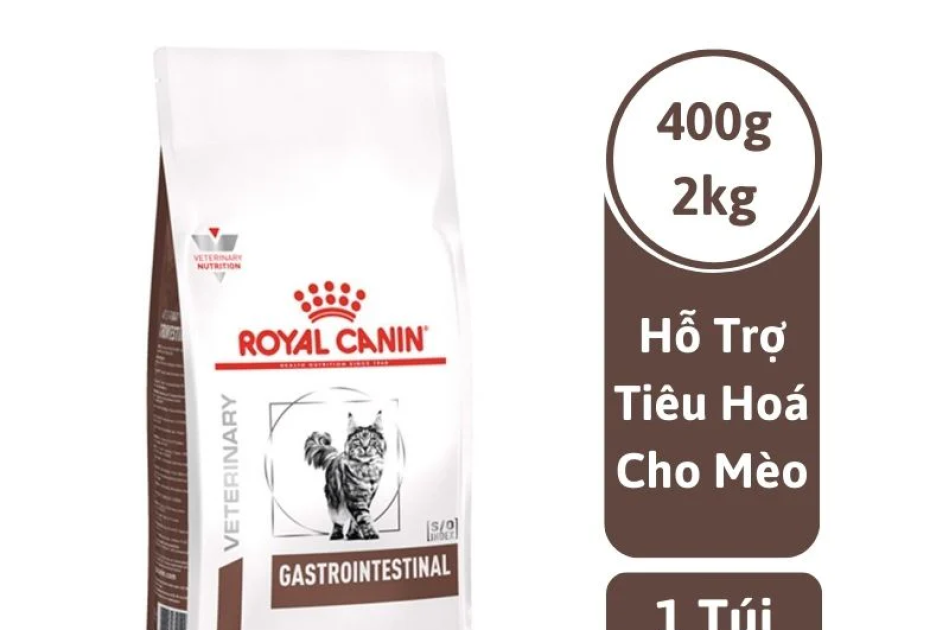 Thức Ăn Hạt Điều Trị Bệnh Cho Mèo Hỗ Trợ Tiêu Hoá Royal Canin Gastrointestinal