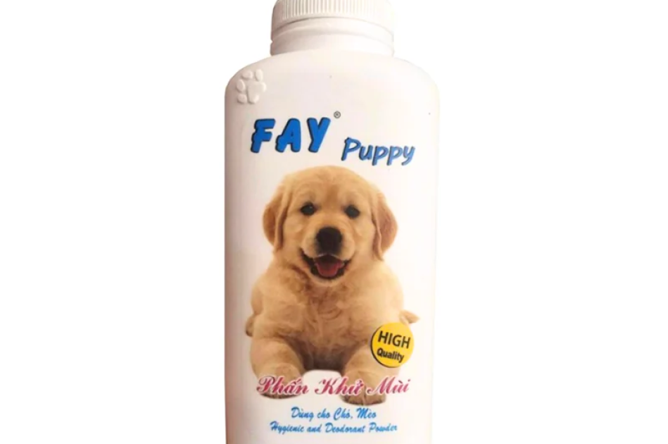 Phấn Thơm FAY Tắm Khô Khử Mùi Chó, Chó Con 120g