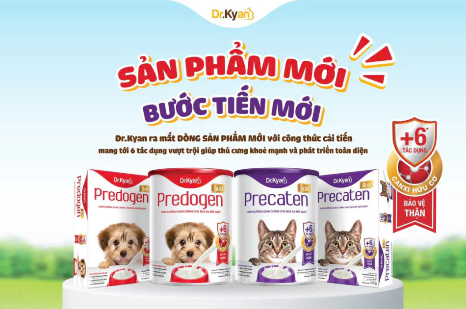 Sữa Bột Mèo Dr.Kyan Precaten Hương Vanilla