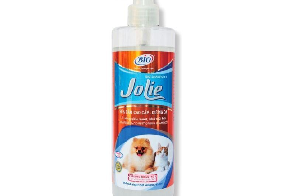 Sữa Tắm Bio-Shampoo 4 Jolie Dưỡng LôngDa Cho Chó Mèo (450ml)