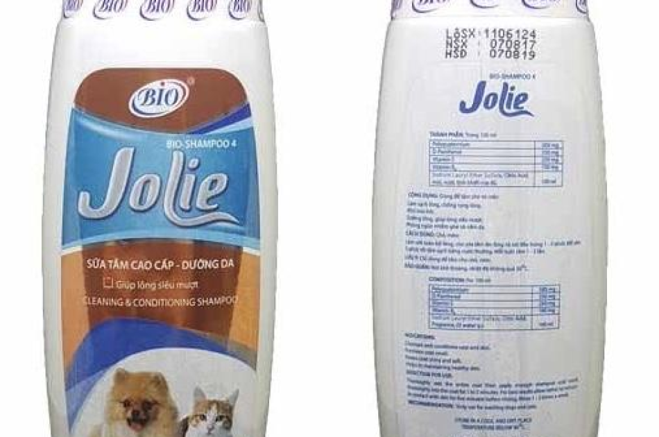 Sữa Tắm Bio-Shampoo 4 Jolie Dưỡng LôngDa Cho Chó Mèo (450ml)