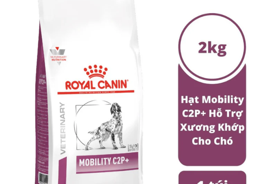 Thức Ăn Hạt Điều Trị Bệnh Cho Chó Hỗ Trợ Xương Khớp Royal Canin Mobility C2P+ 2kg