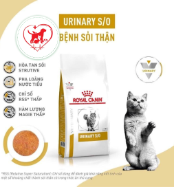 Thức Ăn Hạt Cho Mèo Sỏi Thận Royal Canin Urinary S/O