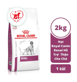 Thức Ăn Hạt Điều Trị Bệnh Cho Chó Hỗ Trợ Thận Royal Canin Renal 2kg Thức Ăn Hạt Điều Trị Bệnh Cho Chó Hỗ Trợ Thận Royal Canin Renal 2kg