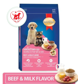 Hạt Cho Chó Con Smartheart Puppy Vị Bò & Sữa