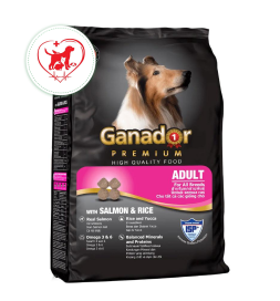 Hạt Ganador Adult Cho Chó Trưởng Thành Vị Cá Hồi & Gạo