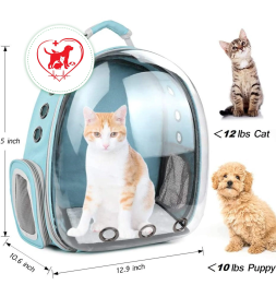Balo Phi Hành Gia Trong Suốt Vận Chuyển Chó Mèo